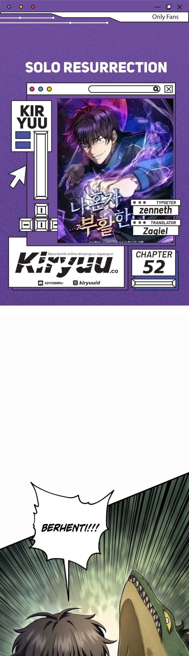 Solo Resurrection Chapter 52 - halaman 1