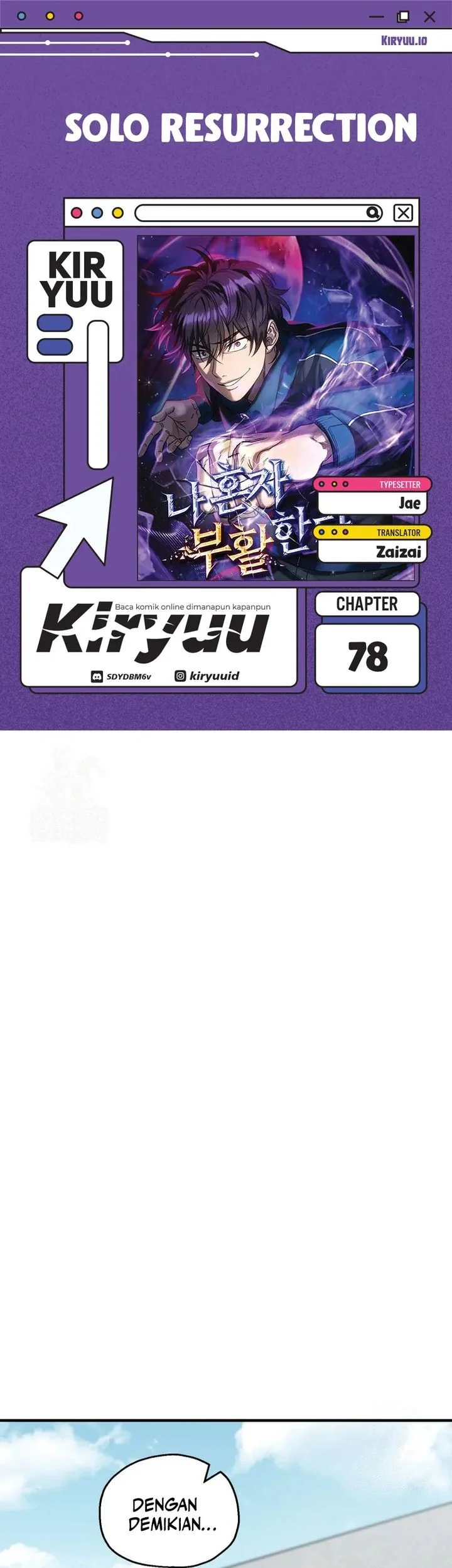 Solo Resurrection Chapter 78 - halaman 1