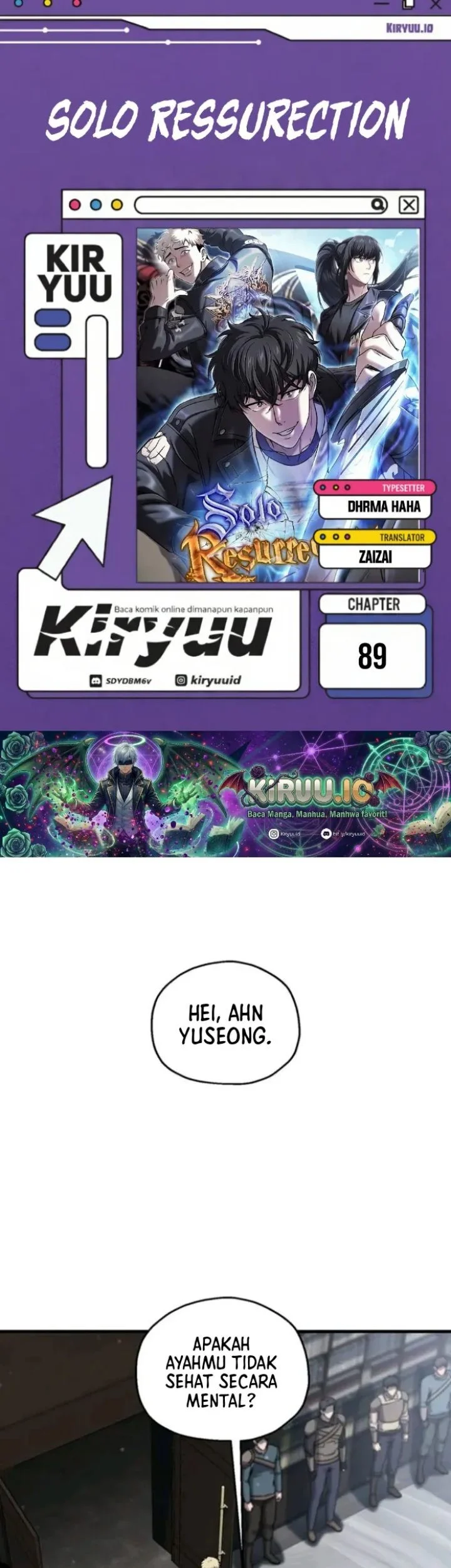 Solo Resurrection Chapter 89 - halaman 1