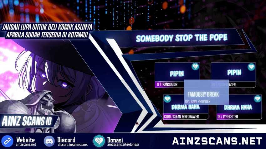 Somebody Stop the Pope Chapter 35 - halaman 1
