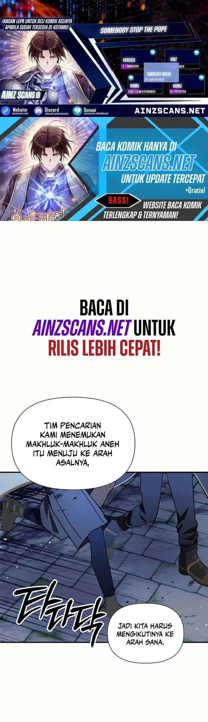 Somebody Stop the Pope Chapter 58 - halaman 1