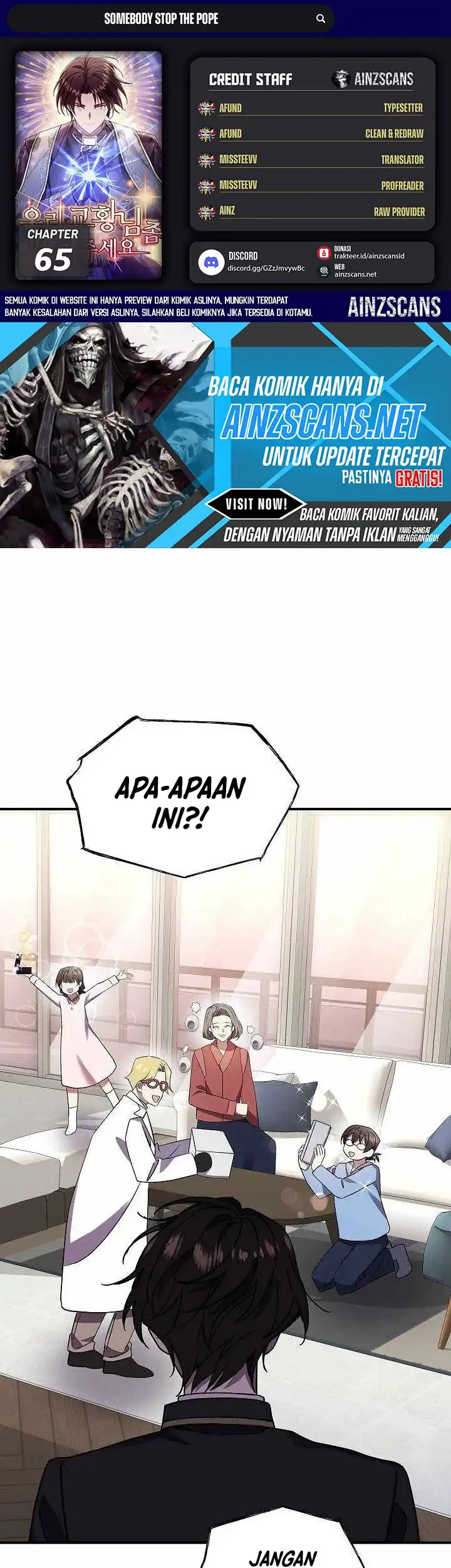 Somebody Stop the Pope Chapter 65 - halaman 1