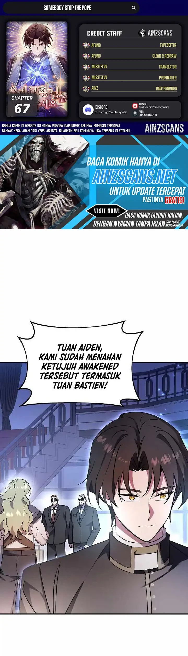 Somebody Stop the Pope Chapter 67 - halaman 1