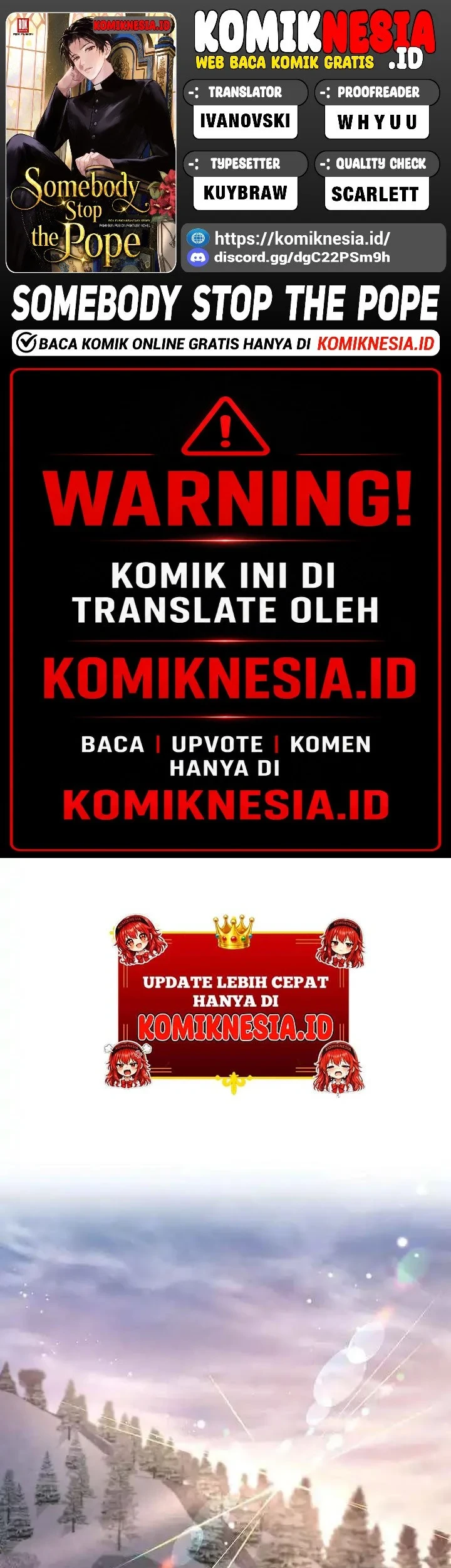 Somebody Stop the Pope Chapter 75 - halaman 1