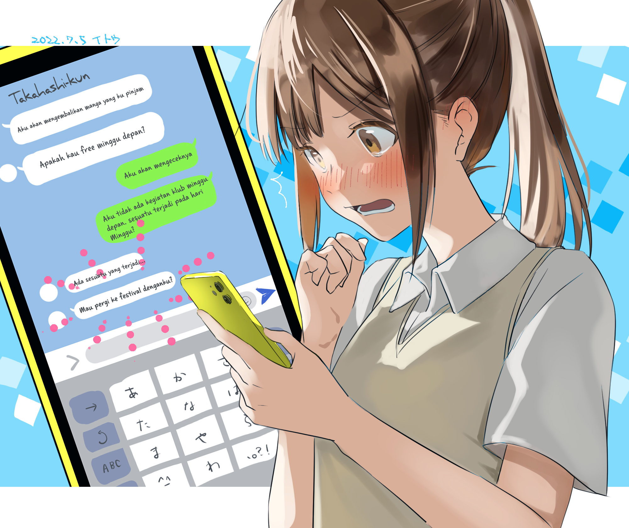 Someone I Thought of as a Friend Asked Me Out on a Date Chapter 0 - halaman 1