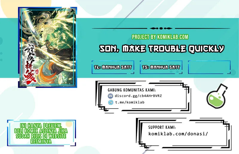 Son, Make Trouble Quickly Chapter 3 - halaman 1