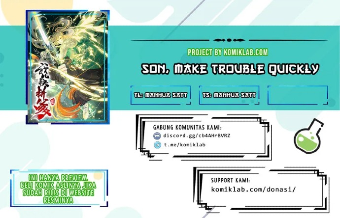 Son, Make Trouble Quickly Chapter 6 - halaman 1