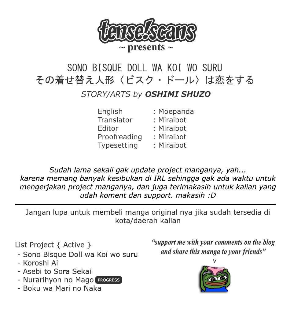 Sono Bisque Doll wa Koi wo Suru Chapter 23 - halaman 1
