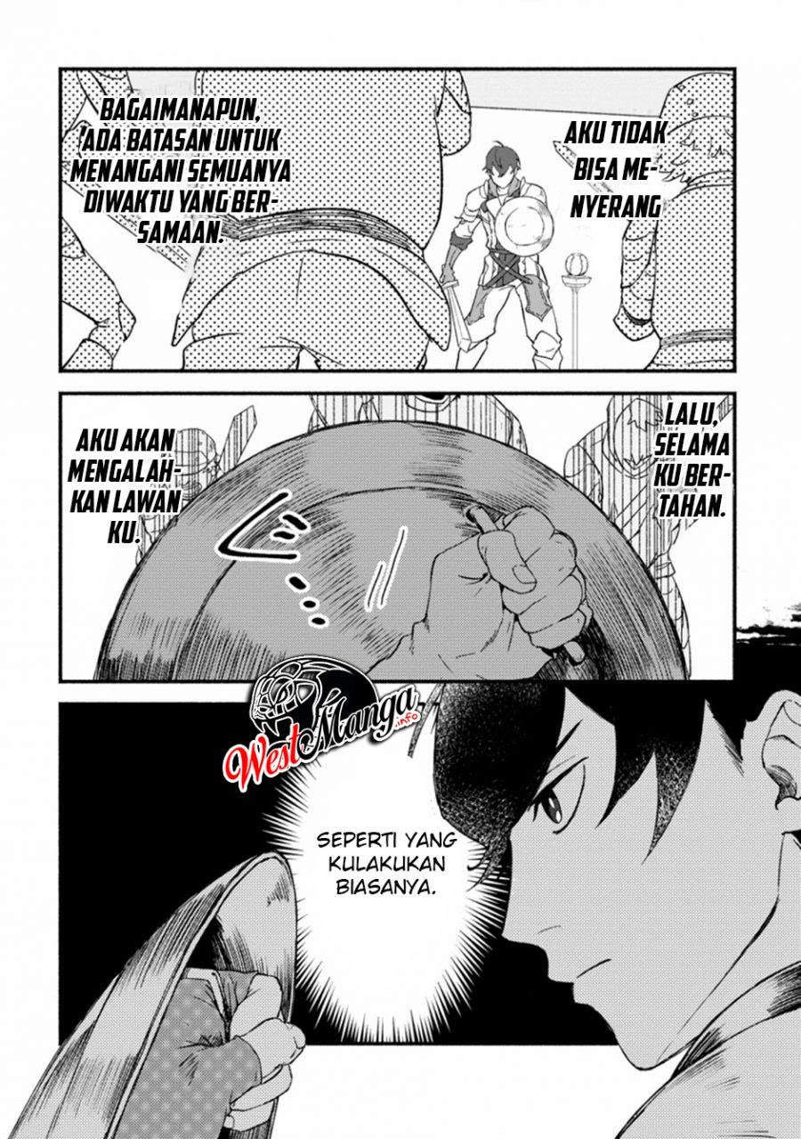 Sono Monban, Saikyou ni Tsuki: Tsuihou sareta Bougyoryoku 9999 no Senshi, Outo no Monban toshite Musou suru Chapter 1 - halaman 23