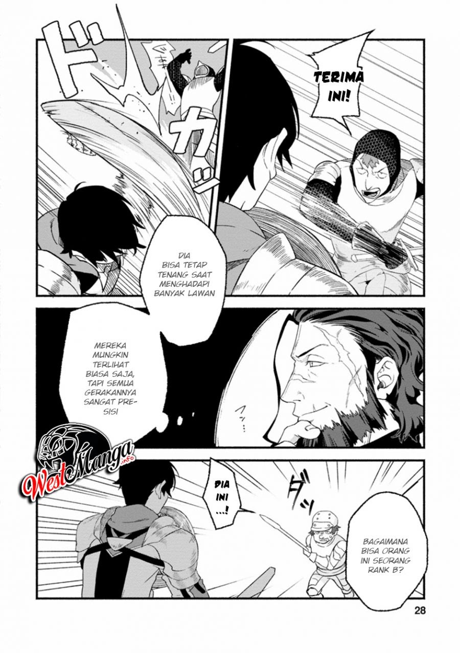 Sono Monban, Saikyou ni Tsuki: Tsuihou sareta Bougyoryoku 9999 no Senshi, Outo no Monban toshite Musou suru Chapter 1 - halaman 27