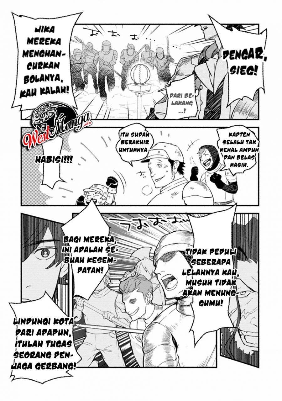 Sono Monban, Saikyou ni Tsuki: Tsuihou sareta Bougyoryoku 9999 no Senshi, Outo no Monban toshite Musou suru Chapter 1 - halaman 30