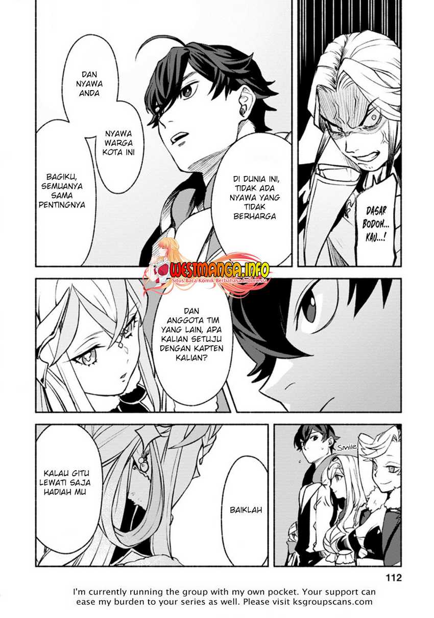 Sono Monban, Saikyou ni Tsuki: Tsuihou sareta Bougyoryoku 9999 no Senshi, Outo no Monban toshite Musou suru Chapter 14.2 - halaman 12
