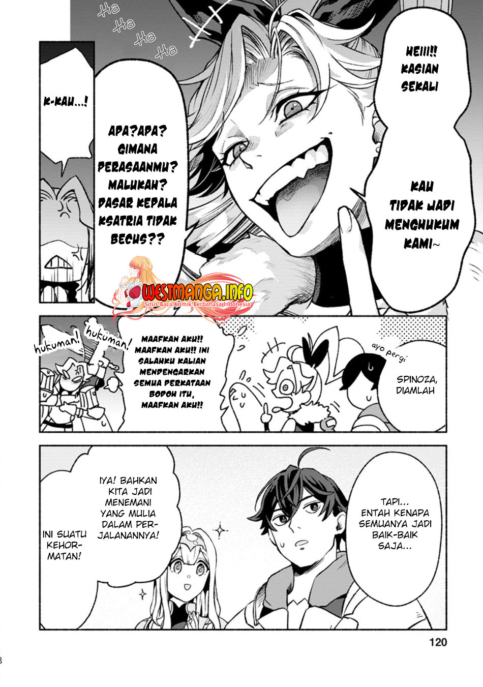 Sono Monban, Saikyou ni Tsuki: Tsuihou sareta Bougyoryoku 9999 no Senshi, Outo no Monban toshite Musou suru Chapter 14.3 - halaman 10