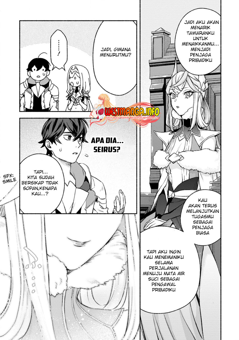 Sono Monban, Saikyou ni Tsuki: Tsuihou sareta Bougyoryoku 9999 no Senshi, Outo no Monban toshite Musou suru Chapter 14.3 - halaman 6