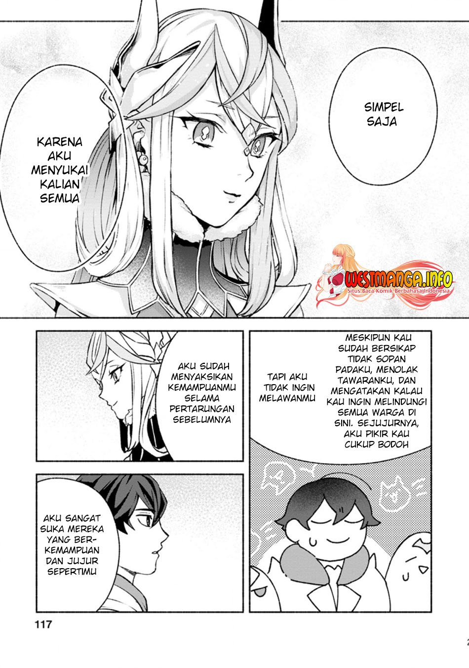 Sono Monban, Saikyou ni Tsuki: Tsuihou sareta Bougyoryoku 9999 no Senshi, Outo no Monban toshite Musou suru Chapter 14.3 - halaman 7