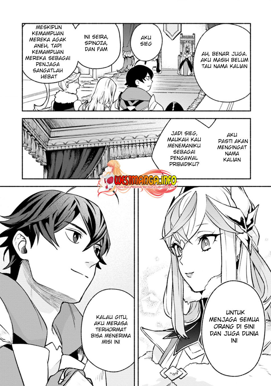Sono Monban, Saikyou ni Tsuki: Tsuihou sareta Bougyoryoku 9999 no Senshi, Outo no Monban toshite Musou suru Chapter 14.3 - halaman 8