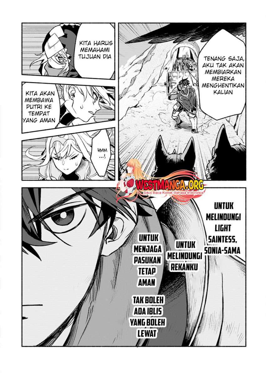 Sono Monban, Saikyou ni Tsuki: Tsuihou sareta Bougyoryoku 9999 no Senshi, Outo no Monban toshite Musou suru Chapter 16 - halaman 4