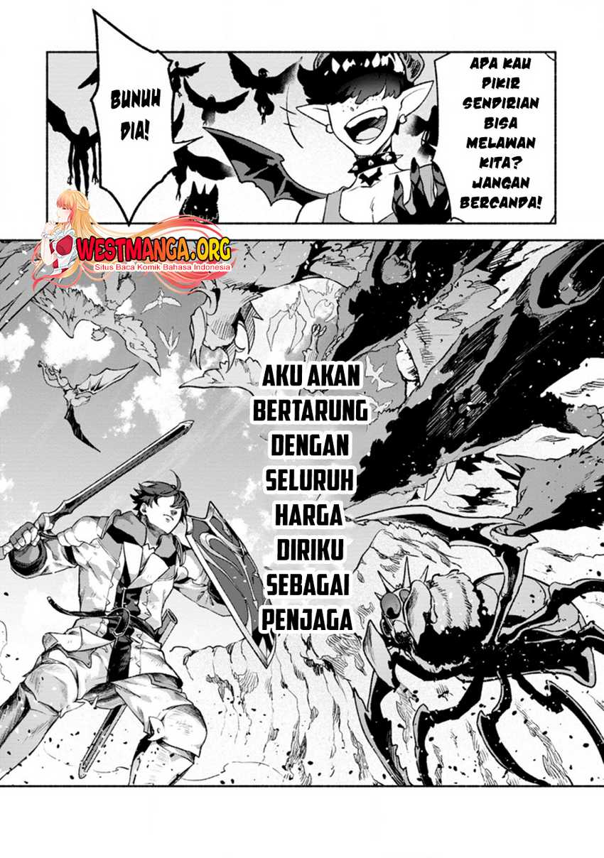 Sono Monban, Saikyou ni Tsuki: Tsuihou sareta Bougyoryoku 9999 no Senshi, Outo no Monban toshite Musou suru Chapter 16 - halaman 5