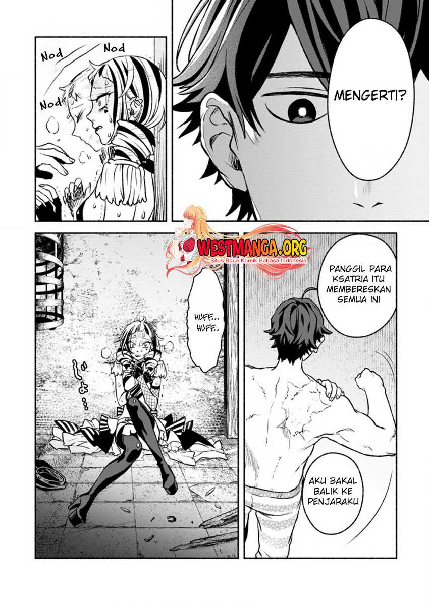 Sono Monban, Saikyou ni Tsuki: Tsuihou sareta Bougyoryoku 9999 no Senshi, Outo no Monban toshite Musou suru Chapter 18 - halaman 25
