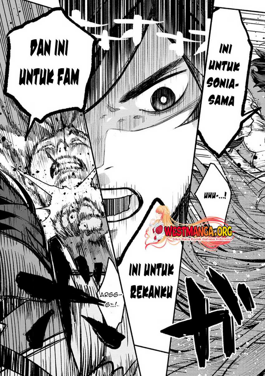 Sono Monban, Saikyou ni Tsuki: Tsuihou sareta Bougyoryoku 9999 no Senshi, Outo no Monban toshite Musou suru Chapter 21 - halaman 15