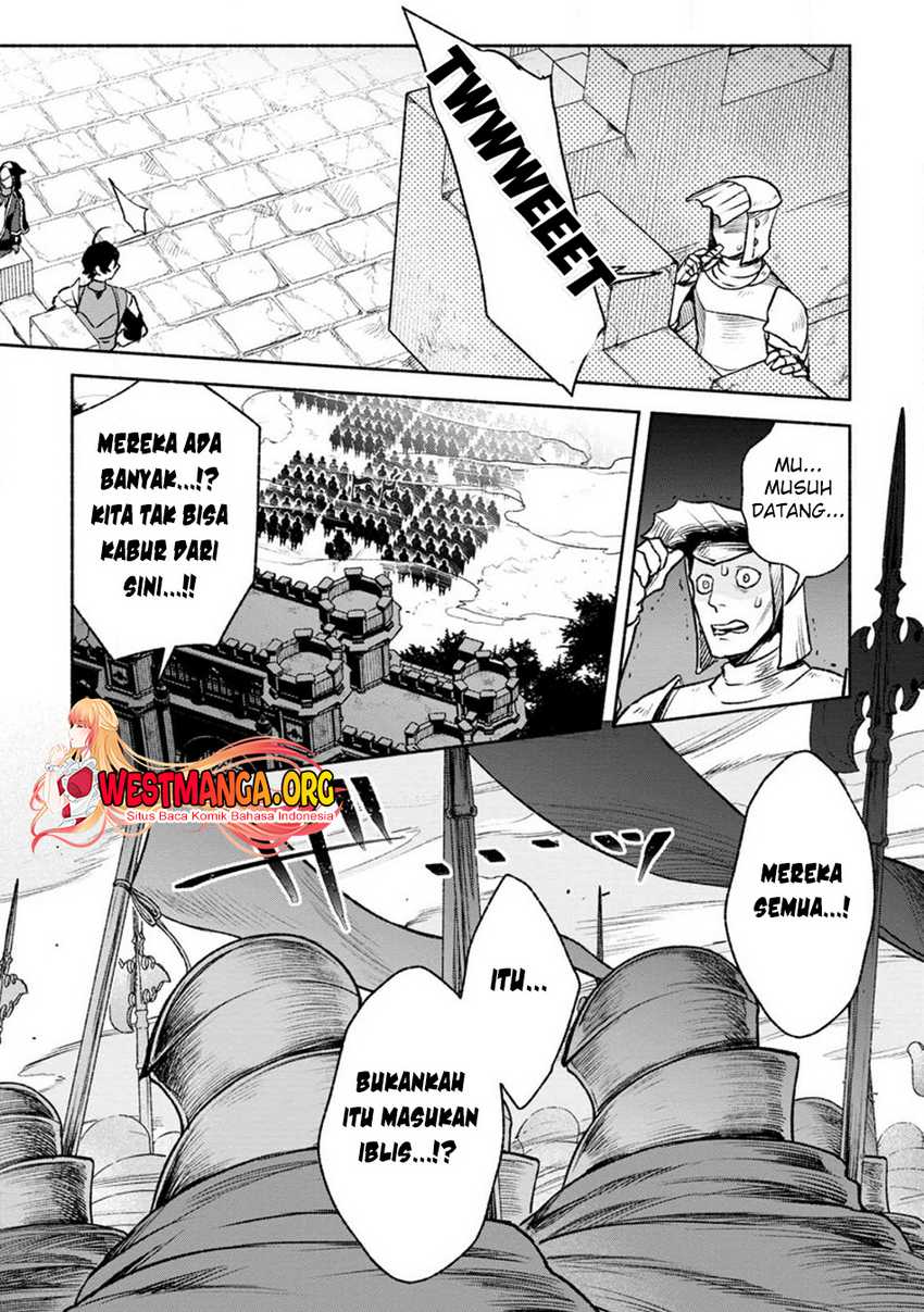 Sono Monban, Saikyou ni Tsuki: Tsuihou sareta Bougyoryoku 9999 no Senshi, Outo no Monban toshite Musou suru Chapter 25 - halaman 30