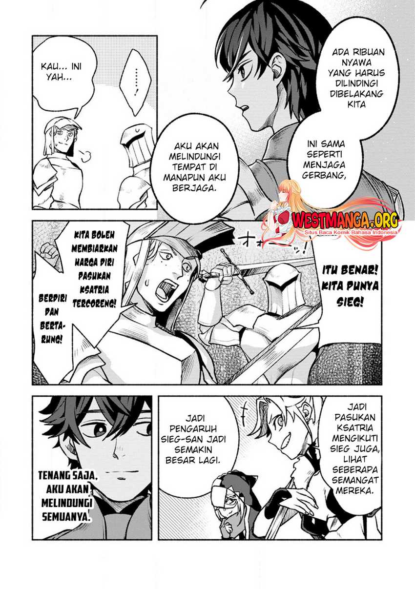 Sono Monban, Saikyou ni Tsuki: Tsuihou sareta Bougyoryoku 9999 no Senshi, Outo no Monban toshite Musou suru Chapter 26.1 - halaman 7