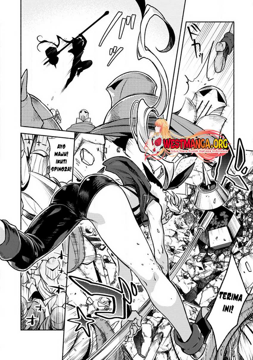 Sono Monban, Saikyou ni Tsuki: Tsuihou sareta Bougyoryoku 9999 no Senshi, Outo no Monban toshite Musou suru Chapter 26.2 - halaman 4