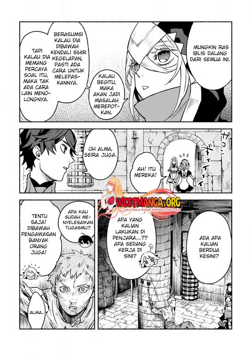 Sono Monban, Saikyou ni Tsuki: Tsuihou sareta Bougyoryoku 9999 no Senshi, Outo no Monban toshite Musou suru Chapter 26.3 - halaman 12