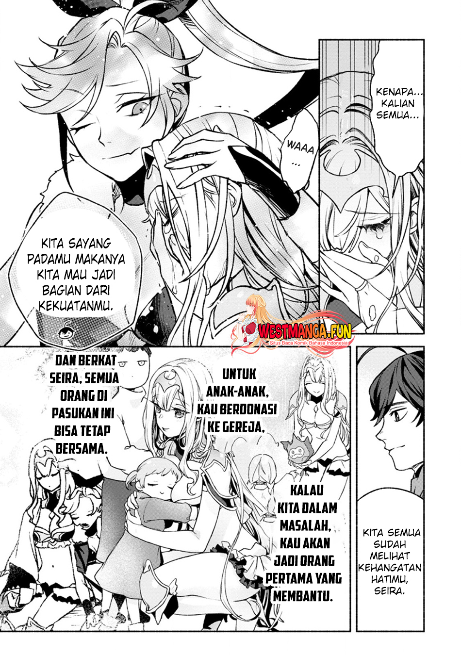 Sono Monban, Saikyou ni Tsuki: Tsuihou sareta Bougyoryoku 9999 no Senshi, Outo no Monban toshite Musou suru Chapter 28.2 - halaman 4