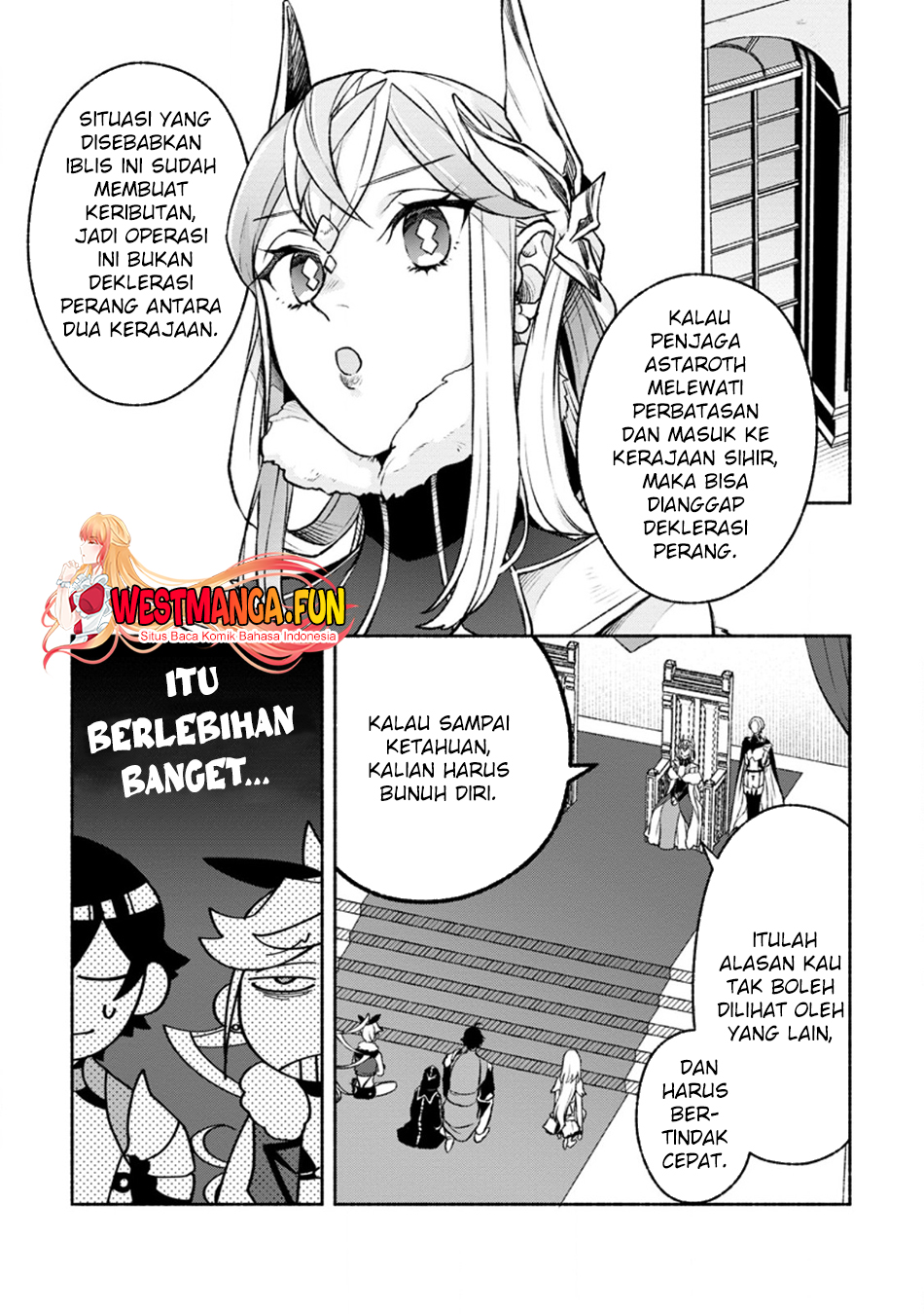 Sono Monban, Saikyou ni Tsuki: Tsuihou sareta Bougyoryoku 9999 no Senshi, Outo no Monban toshite Musou suru Chapter 28.2 - halaman 6