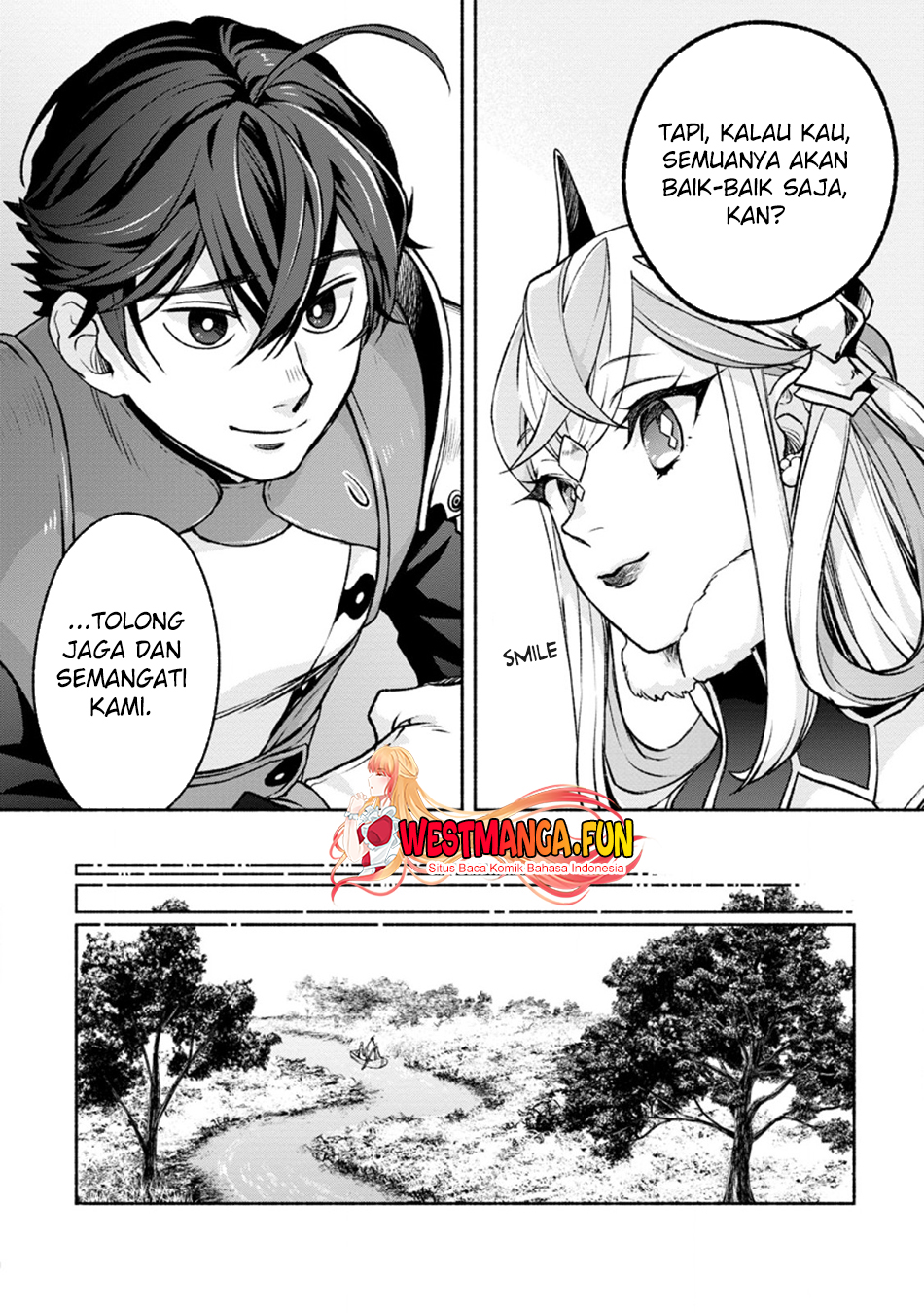 Sono Monban, Saikyou ni Tsuki: Tsuihou sareta Bougyoryoku 9999 no Senshi, Outo no Monban toshite Musou suru Chapter 28.2 - halaman 7