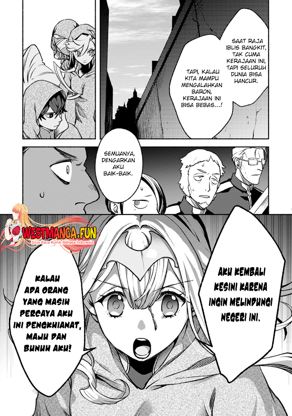 Sono Monban, Saikyou ni Tsuki: Tsuihou sareta Bougyoryoku 9999 no Senshi, Outo no Monban toshite Musou suru Chapter 29 - halaman 13
