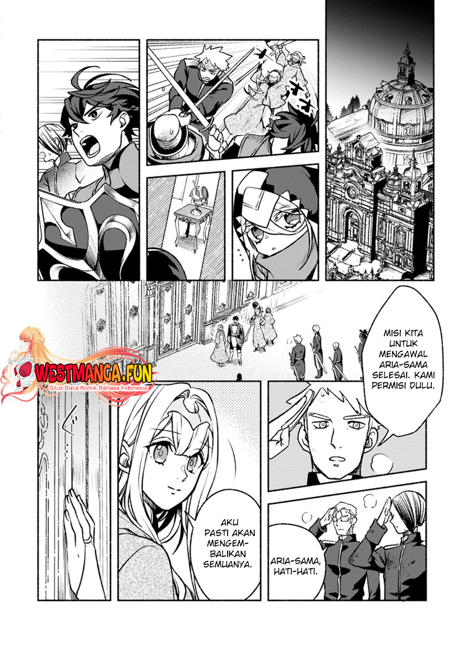 Sono Monban, Saikyou ni Tsuki: Tsuihou sareta Bougyoryoku 9999 no Senshi, Outo no Monban toshite Musou suru Chapter 29 - halaman 16