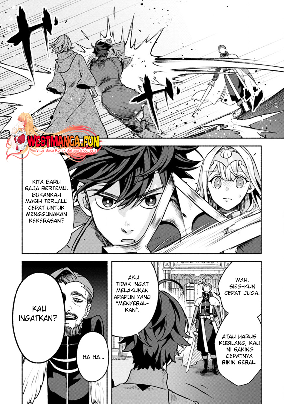 Sono Monban, Saikyou ni Tsuki: Tsuihou sareta Bougyoryoku 9999 no Senshi, Outo no Monban toshite Musou suru Chapter 29 - halaman 20