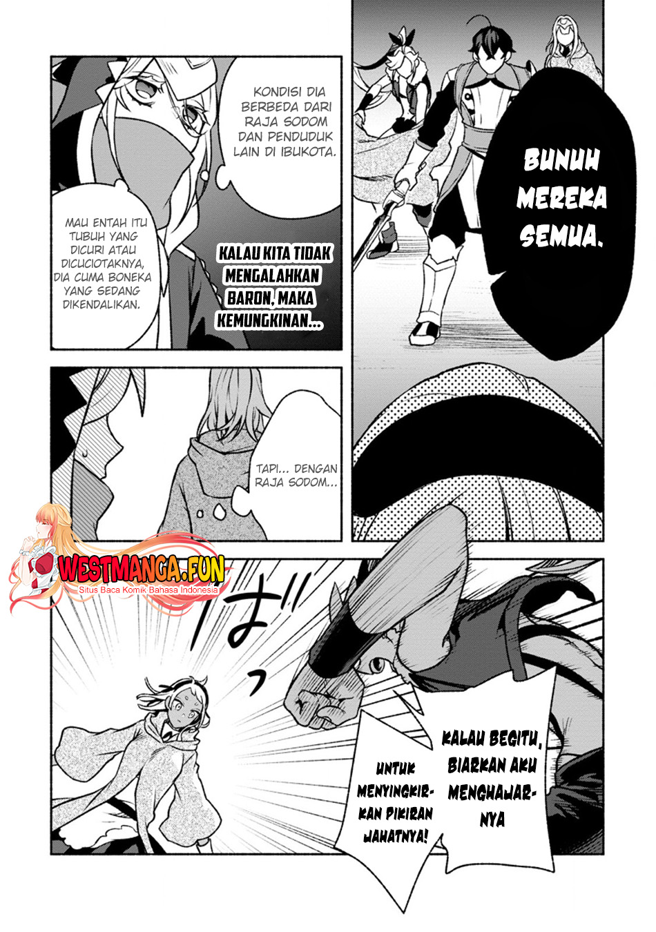 Sono Monban, Saikyou ni Tsuki: Tsuihou sareta Bougyoryoku 9999 no Senshi, Outo no Monban toshite Musou suru Chapter 29 - halaman 26