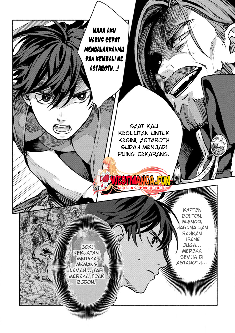 Sono Monban, Saikyou ni Tsuki: Tsuihou sareta Bougyoryoku 9999 no Senshi, Outo no Monban toshite Musou suru Chapter 29 - halaman 31