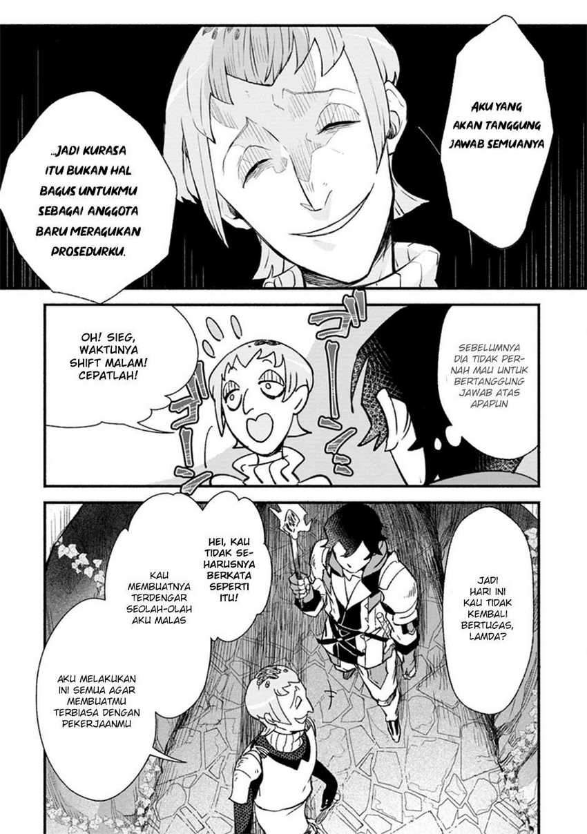 Sono Monban, Saikyou ni Tsuki: Tsuihou sareta Bougyoryoku 9999 no Senshi, Outo no Monban toshite Musou suru Chapter 3 - halaman 29