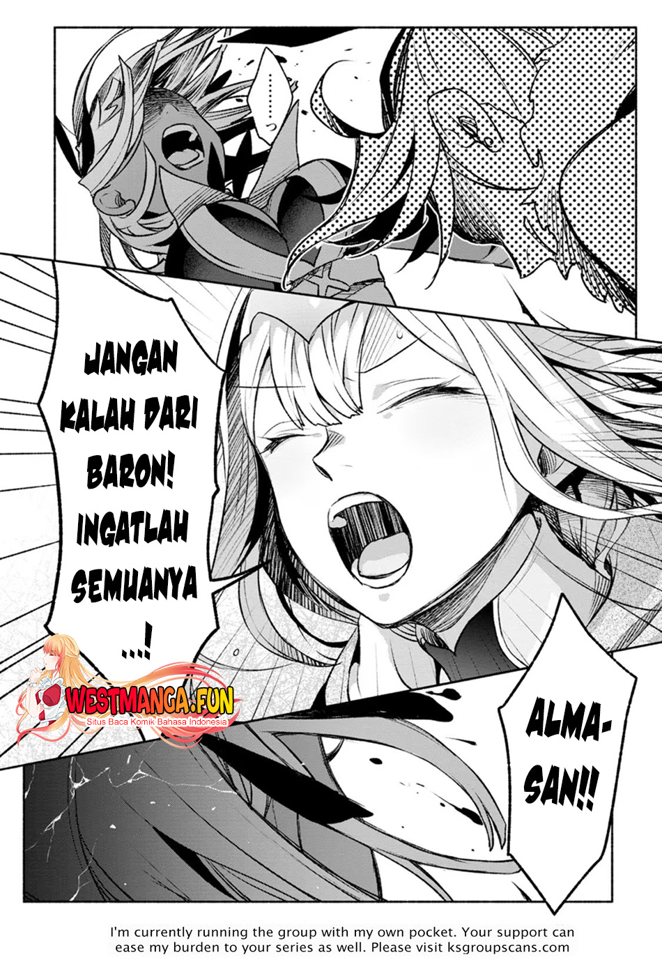 Sono Monban, Saikyou ni Tsuki: Tsuihou sareta Bougyoryoku 9999 no Senshi, Outo no Monban toshite Musou suru Chapter 30 - halaman 26