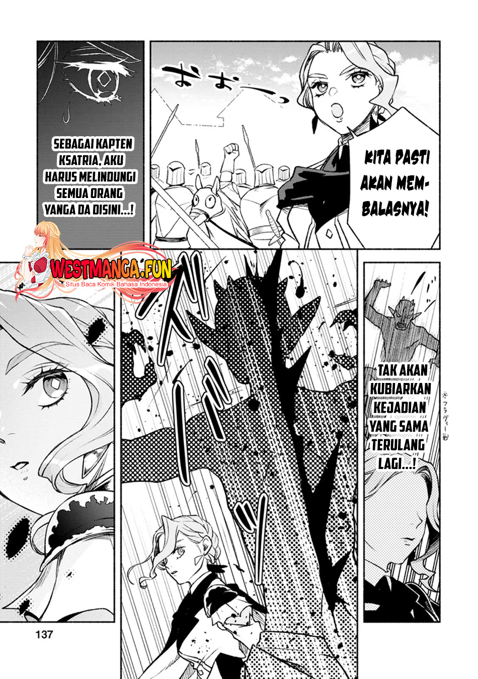 Sono Monban, Saikyou ni Tsuki: Tsuihou sareta Bougyoryoku 9999 no Senshi, Outo no Monban toshite Musou suru Chapter 30 - halaman 5