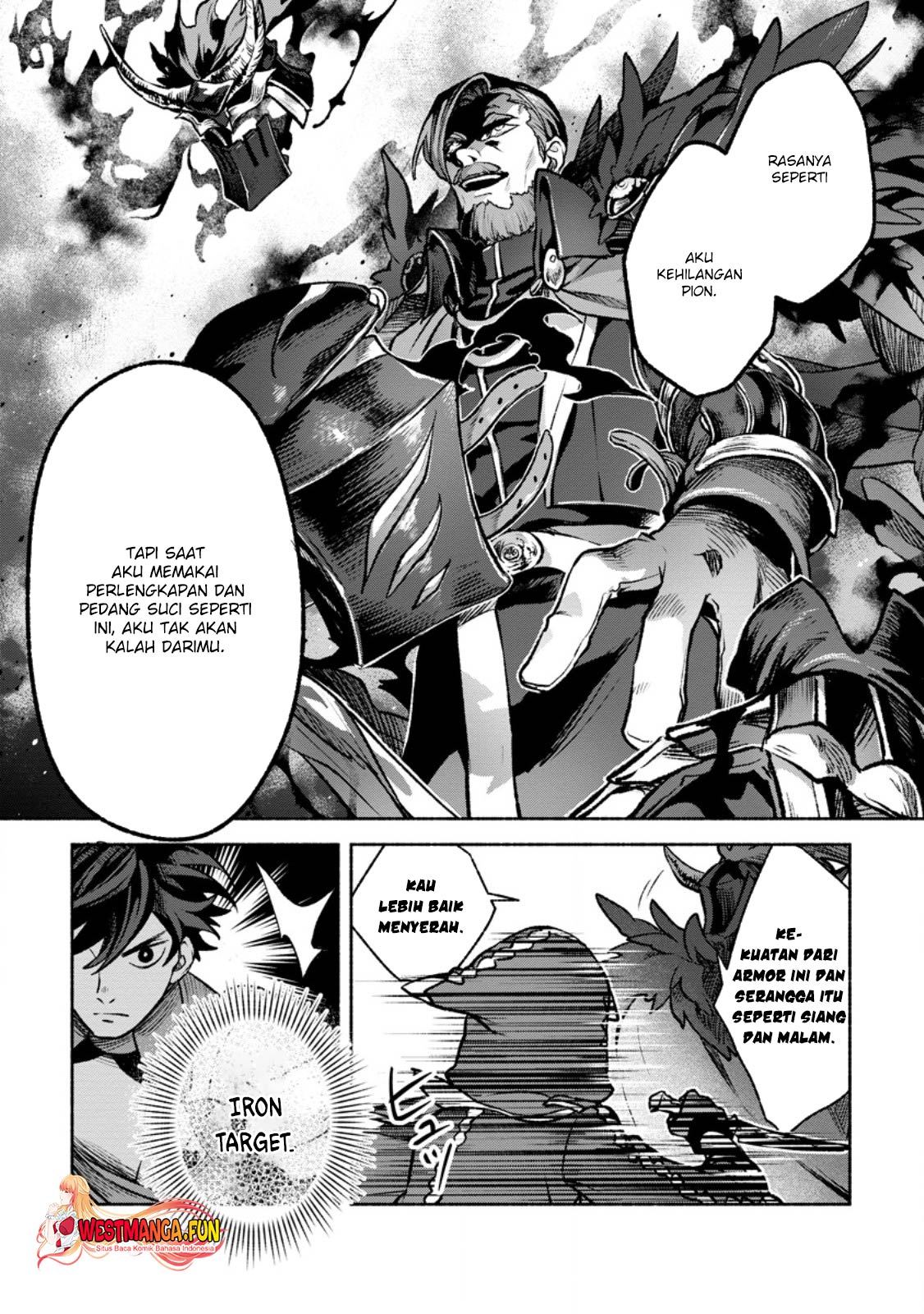 Sono Monban, Saikyou ni Tsuki: Tsuihou sareta Bougyoryoku 9999 no Senshi, Outo no Monban toshite Musou suru Chapter 31 - halaman 12