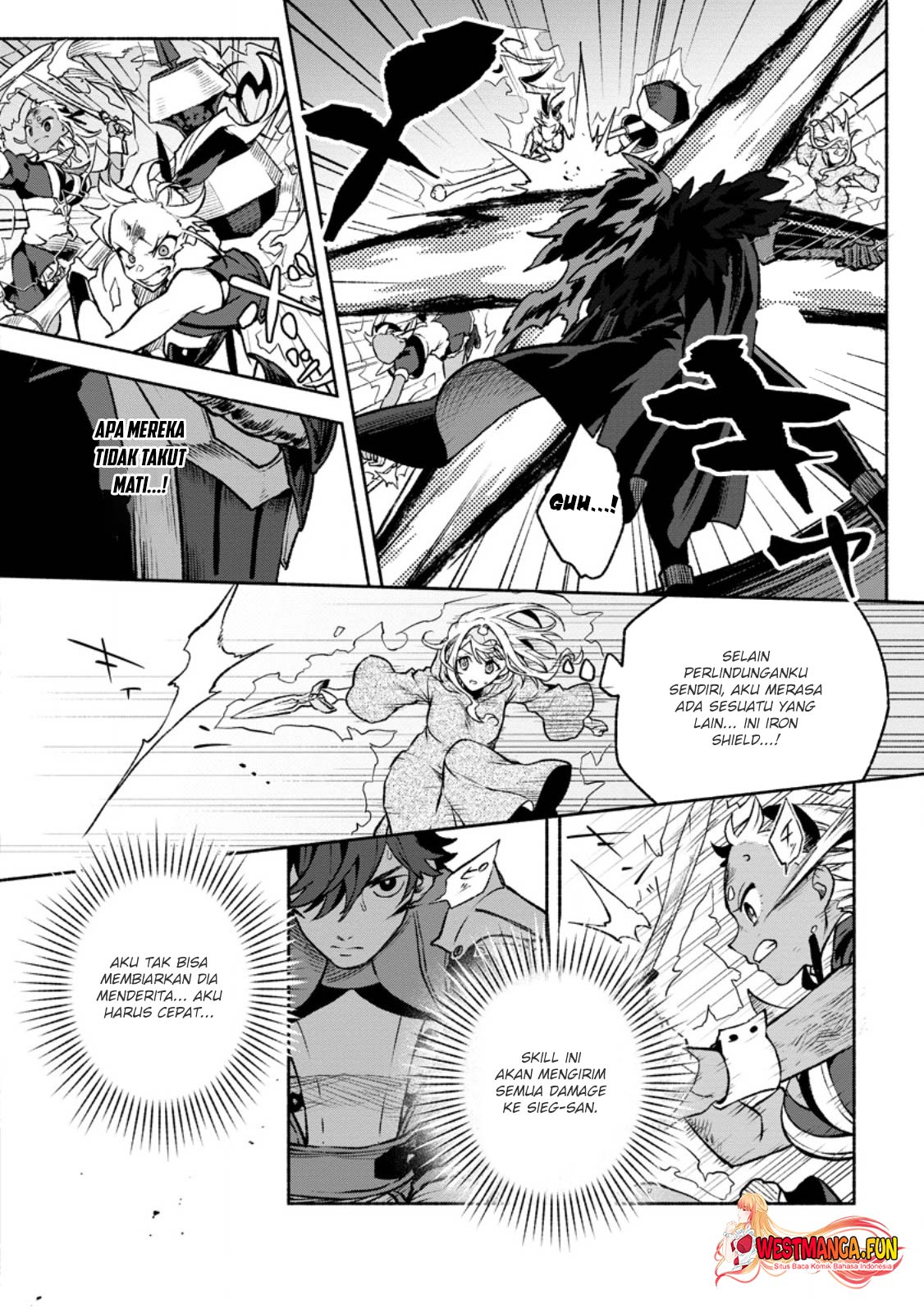 Sono Monban, Saikyou ni Tsuki: Tsuihou sareta Bougyoryoku 9999 no Senshi, Outo no Monban toshite Musou suru Chapter 31 - halaman 19