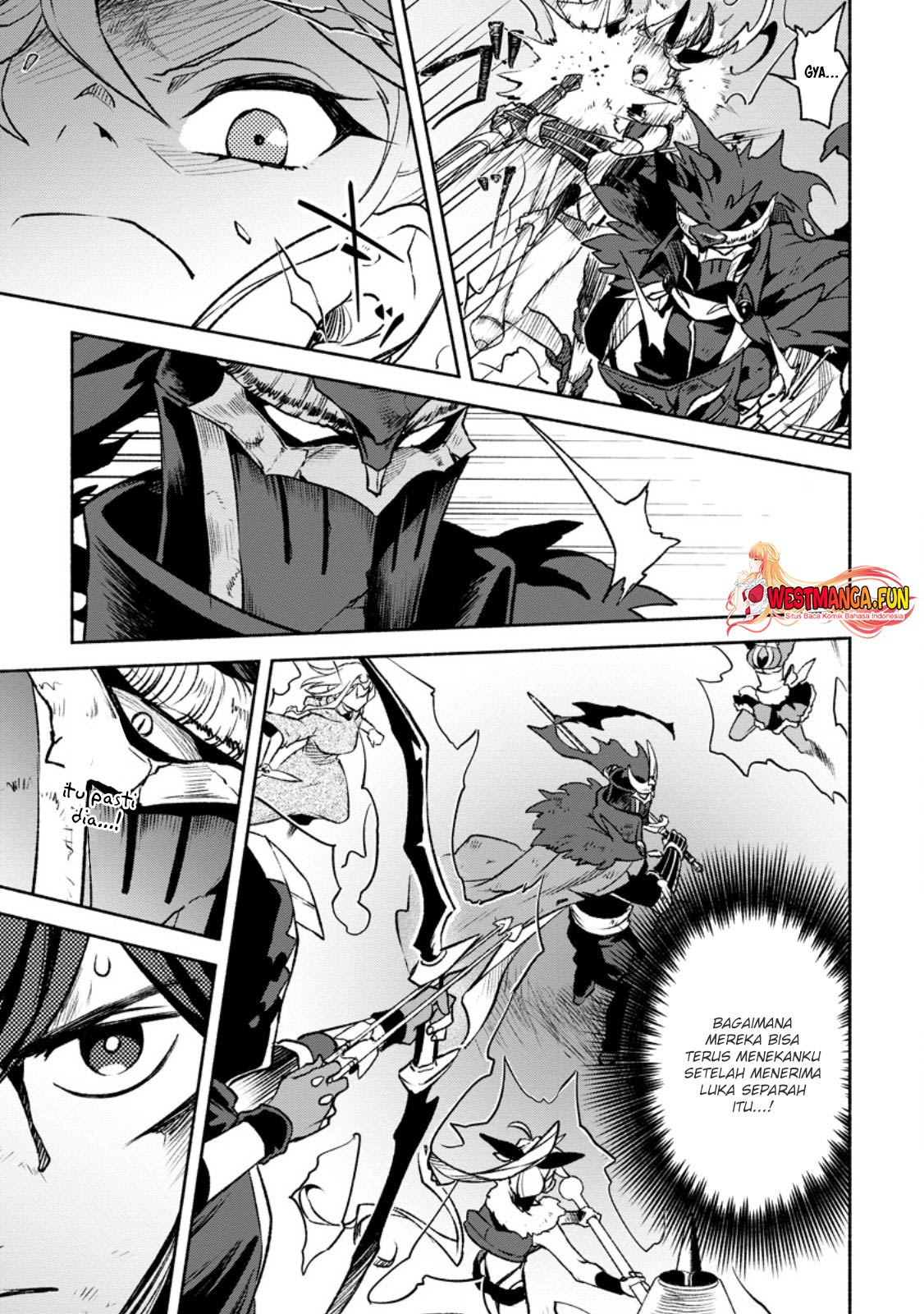 Sono Monban, Saikyou ni Tsuki: Tsuihou sareta Bougyoryoku 9999 no Senshi, Outo no Monban toshite Musou suru Chapter 31 - halaman 22