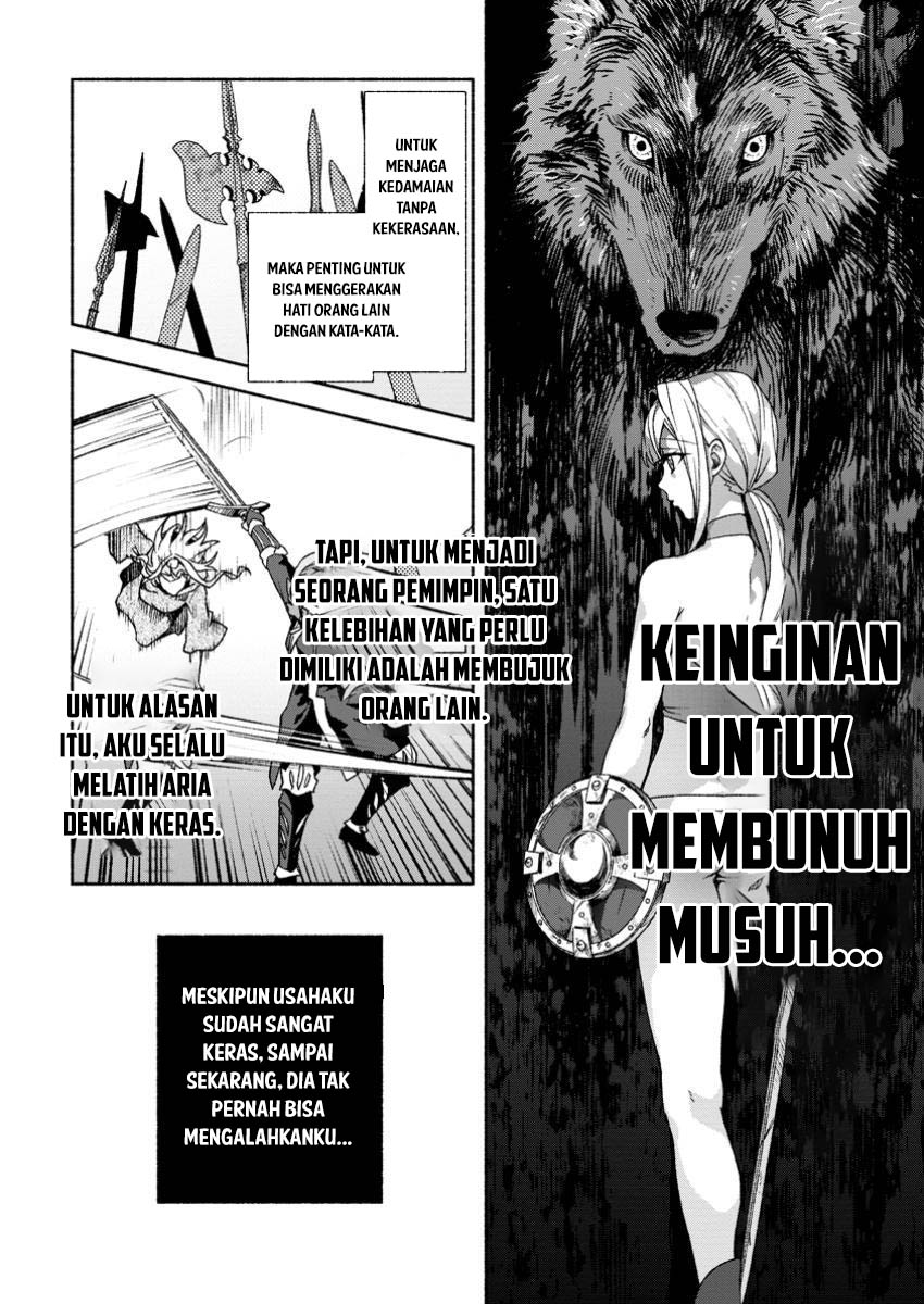 Sono Monban, Saikyou ni Tsuki: Tsuihou sareta Bougyoryoku 9999 no Senshi, Outo no Monban toshite Musou suru Chapter 32.1 - halaman 9