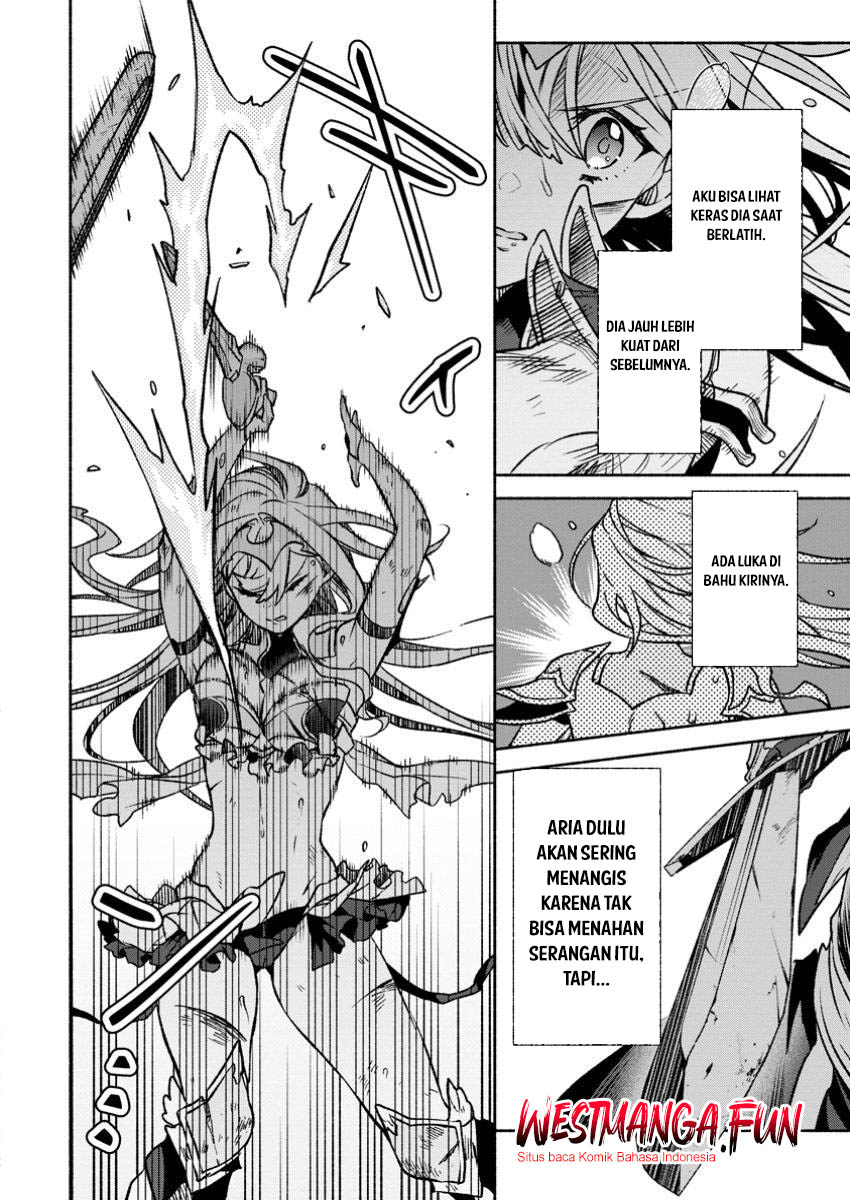 Sono Monban, Saikyou ni Tsuki: Tsuihou sareta Bougyoryoku 9999 no Senshi, Outo no Monban toshite Musou suru Chapter 32.2 - halaman 3