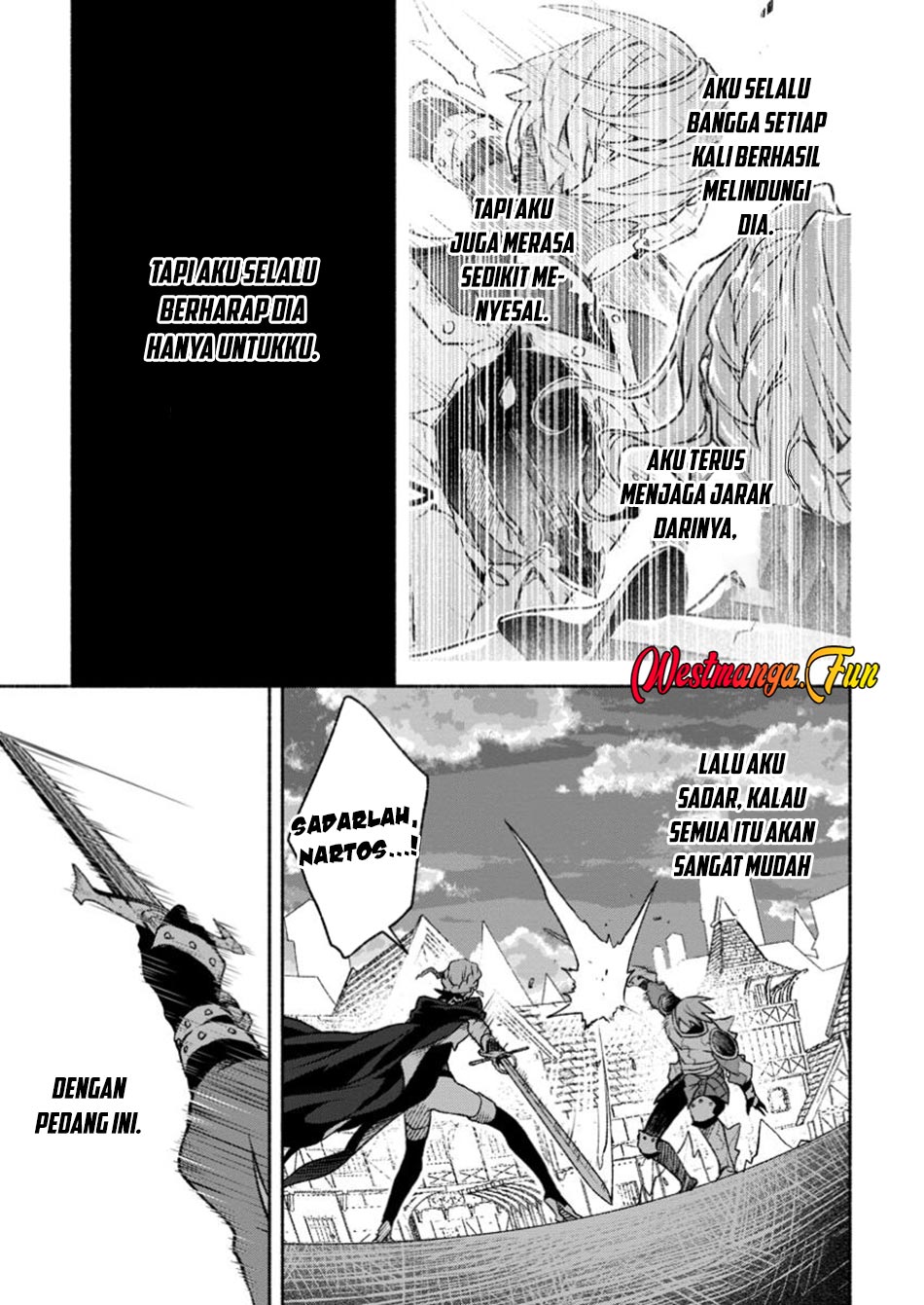 Sono Monban, Saikyou ni Tsuki: Tsuihou sareta Bougyoryoku 9999 no Senshi, Outo no Monban toshite Musou suru Chapter 33.1 - halaman 5