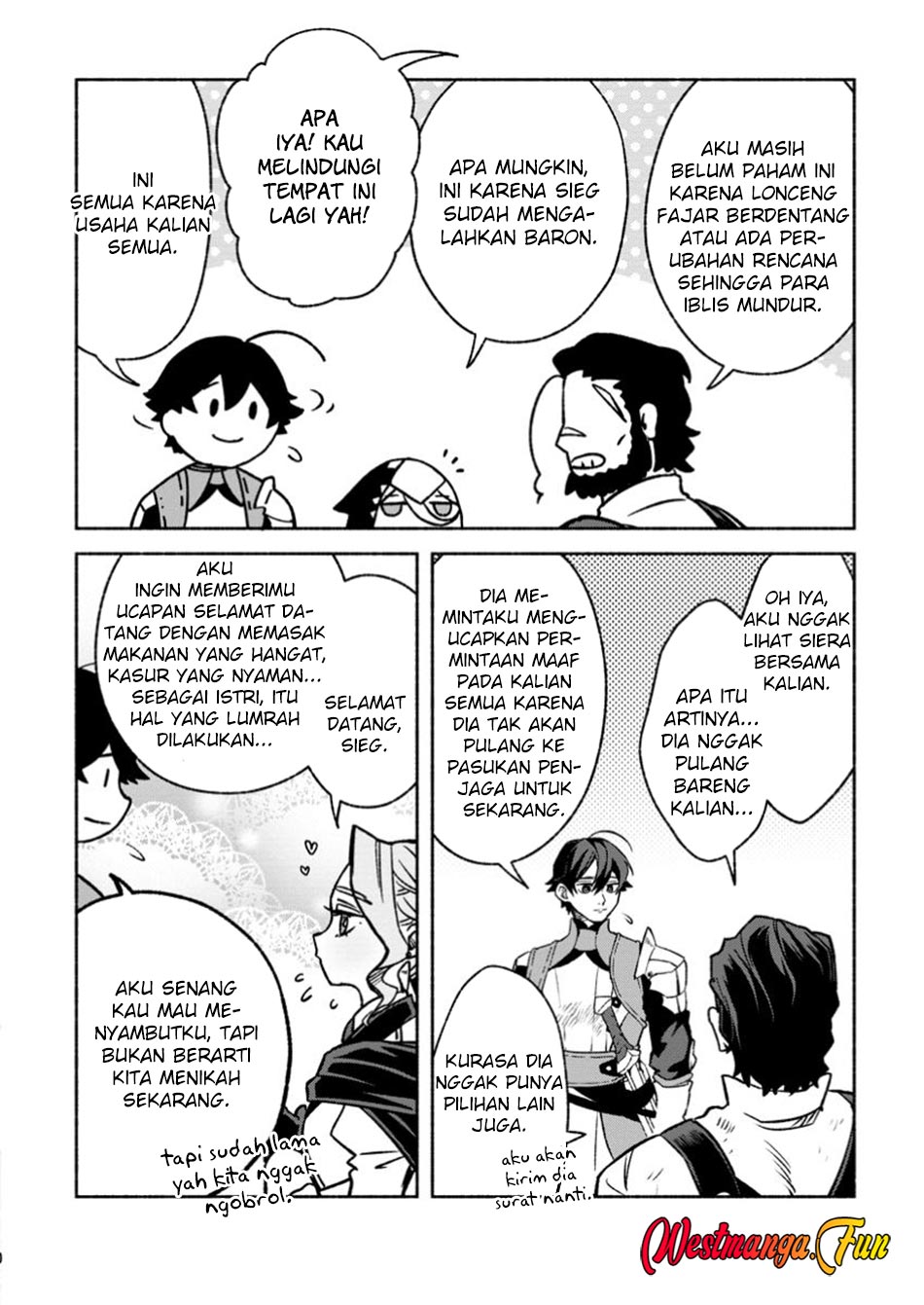 Sono Monban, Saikyou ni Tsuki: Tsuihou sareta Bougyoryoku 9999 no Senshi, Outo no Monban toshite Musou suru Chapter 33.2 - halaman 10