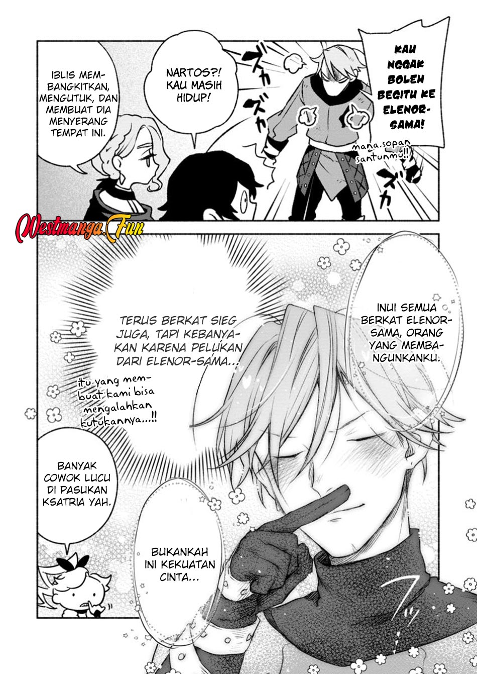 Sono Monban, Saikyou ni Tsuki: Tsuihou sareta Bougyoryoku 9999 no Senshi, Outo no Monban toshite Musou suru Chapter 33.2 - halaman 11
