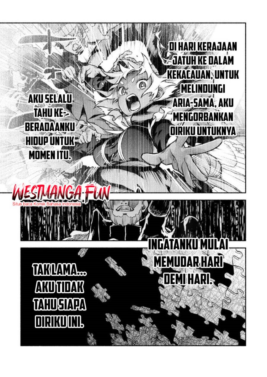 Sono Monban, Saikyou ni Tsuki: Tsuihou sareta Bougyoryoku 9999 no Senshi, Outo no Monban toshite Musou suru Chapter 34.3 - halaman 3