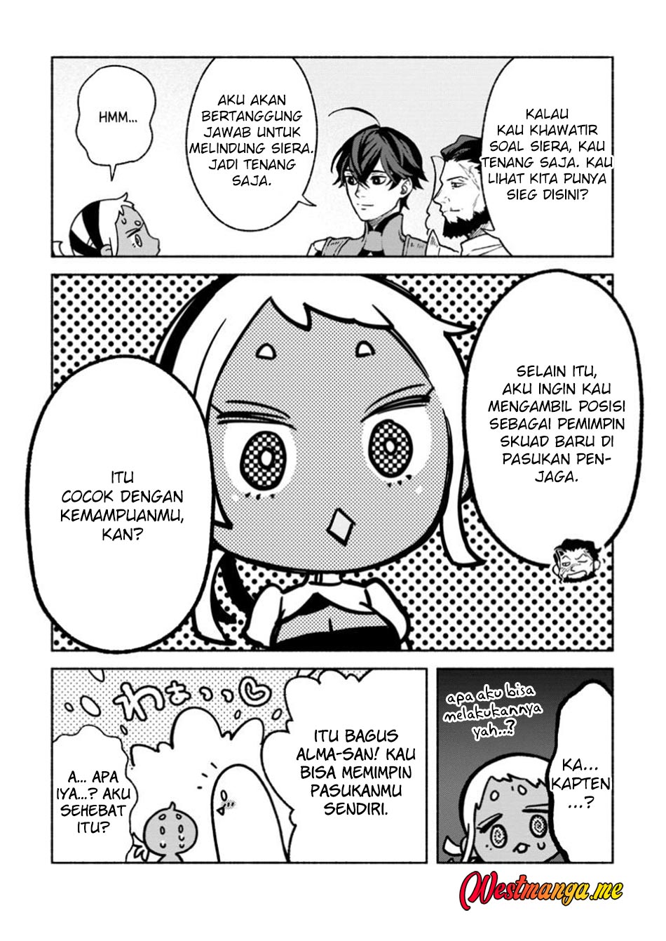 Sono Monban, Saikyou ni Tsuki: Tsuihou sareta Bougyoryoku 9999 no Senshi, Outo no Monban toshite Musou suru Chapter 35 - halaman 15