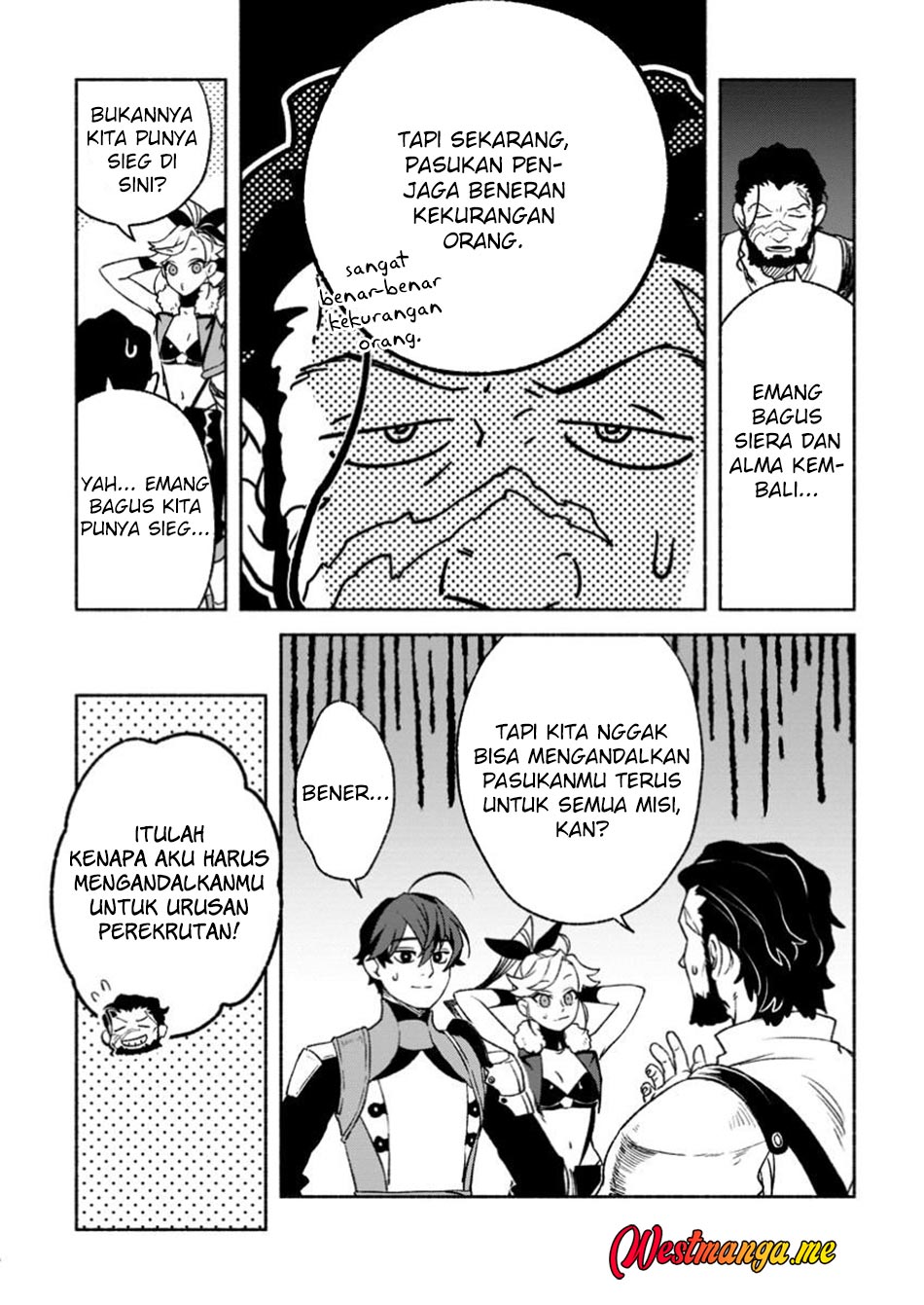 Sono Monban, Saikyou ni Tsuki: Tsuihou sareta Bougyoryoku 9999 no Senshi, Outo no Monban toshite Musou suru Chapter 35 - halaman 19